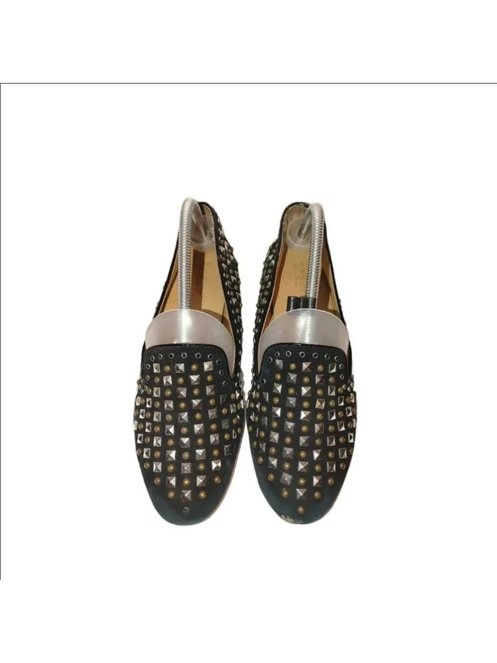 J. Crew Addie Suede Studded Loafers Size 9.5
